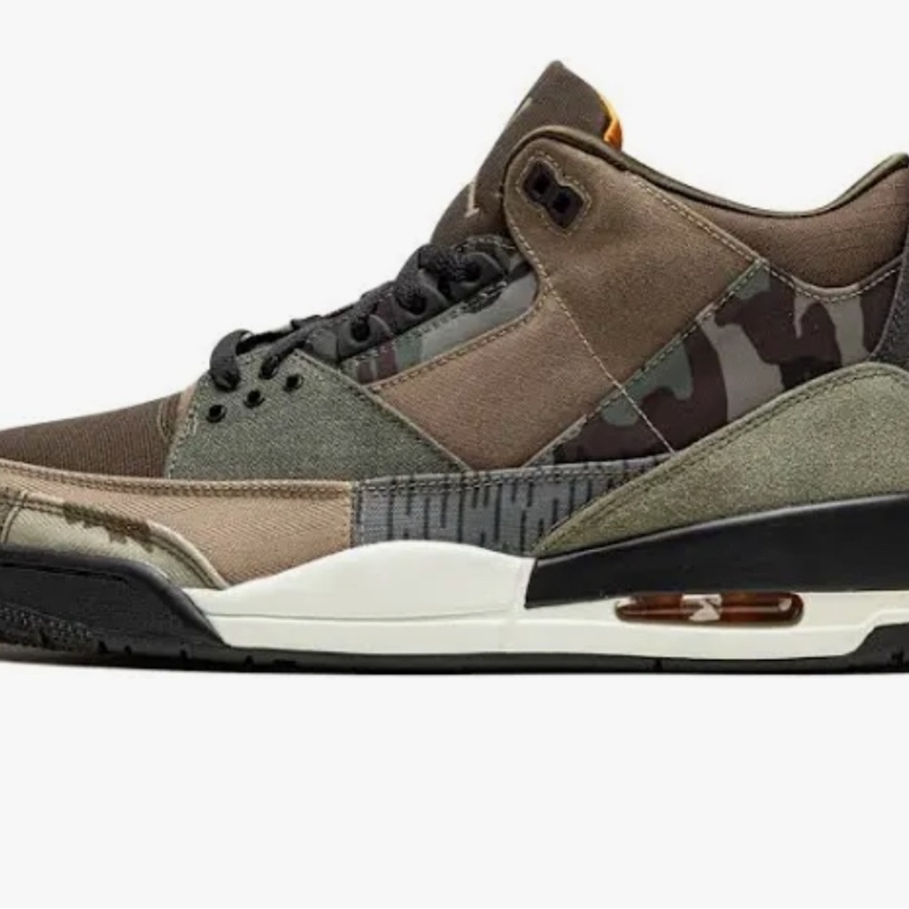 Nike Men's Camo and Brown Sneakers size 9.5